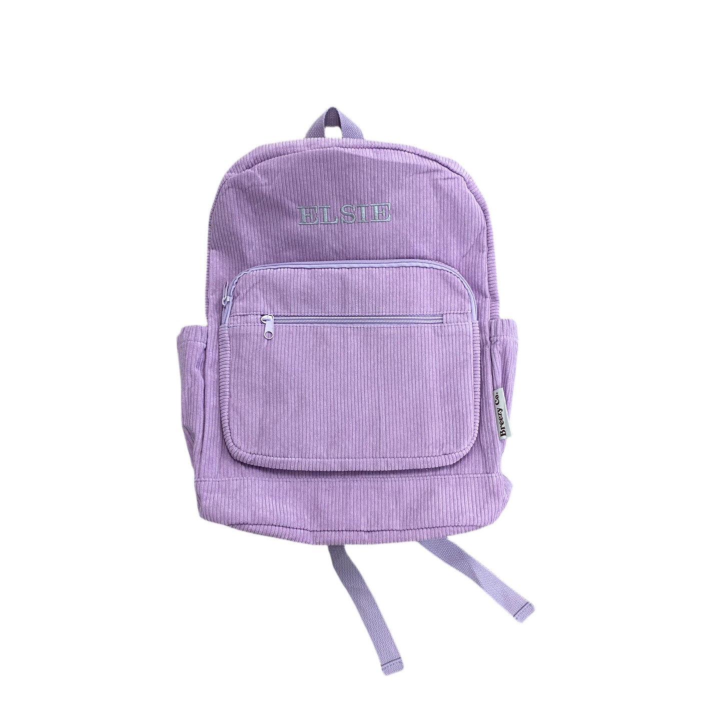 Corduroy Backpack Personalised - Lilac