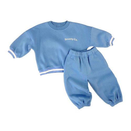 Fleece Tracksuit - Blue