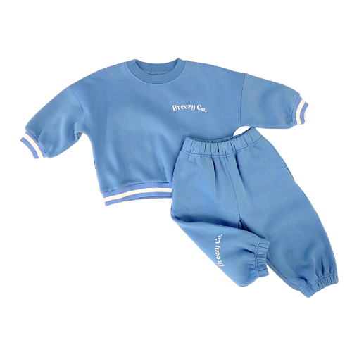 Fleece Tracksuit - Blue