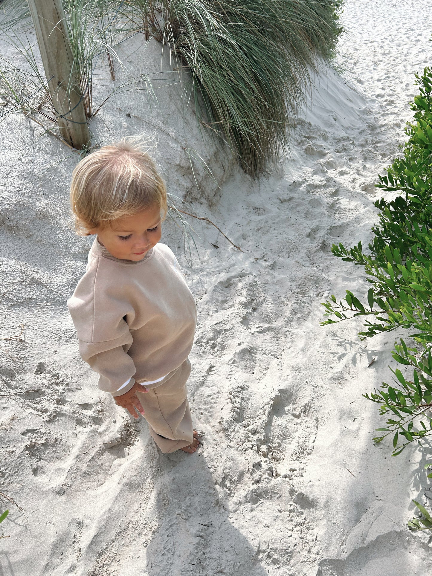 Fleece Tracksuit - Latte