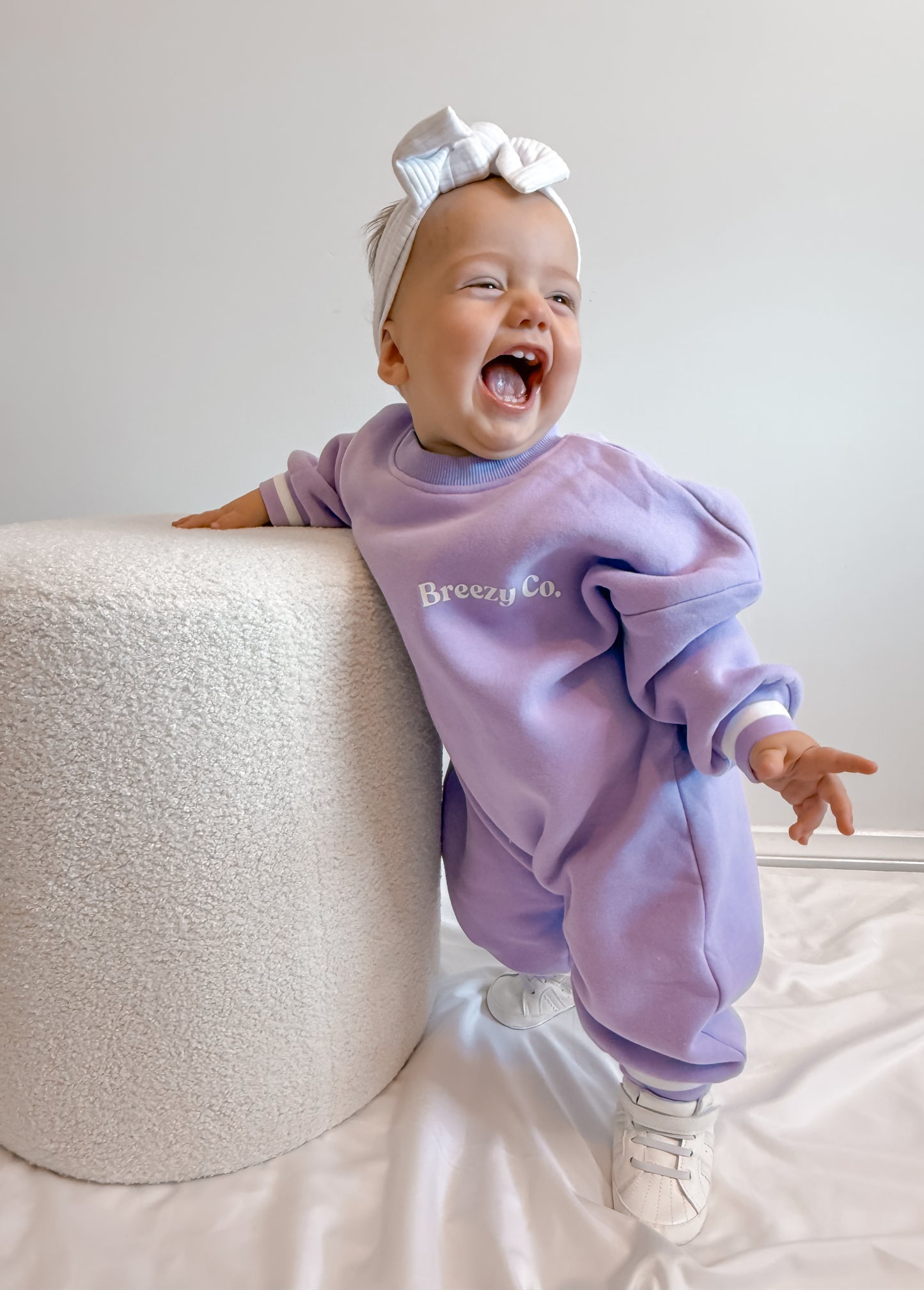 Fleece Romper - Lilac