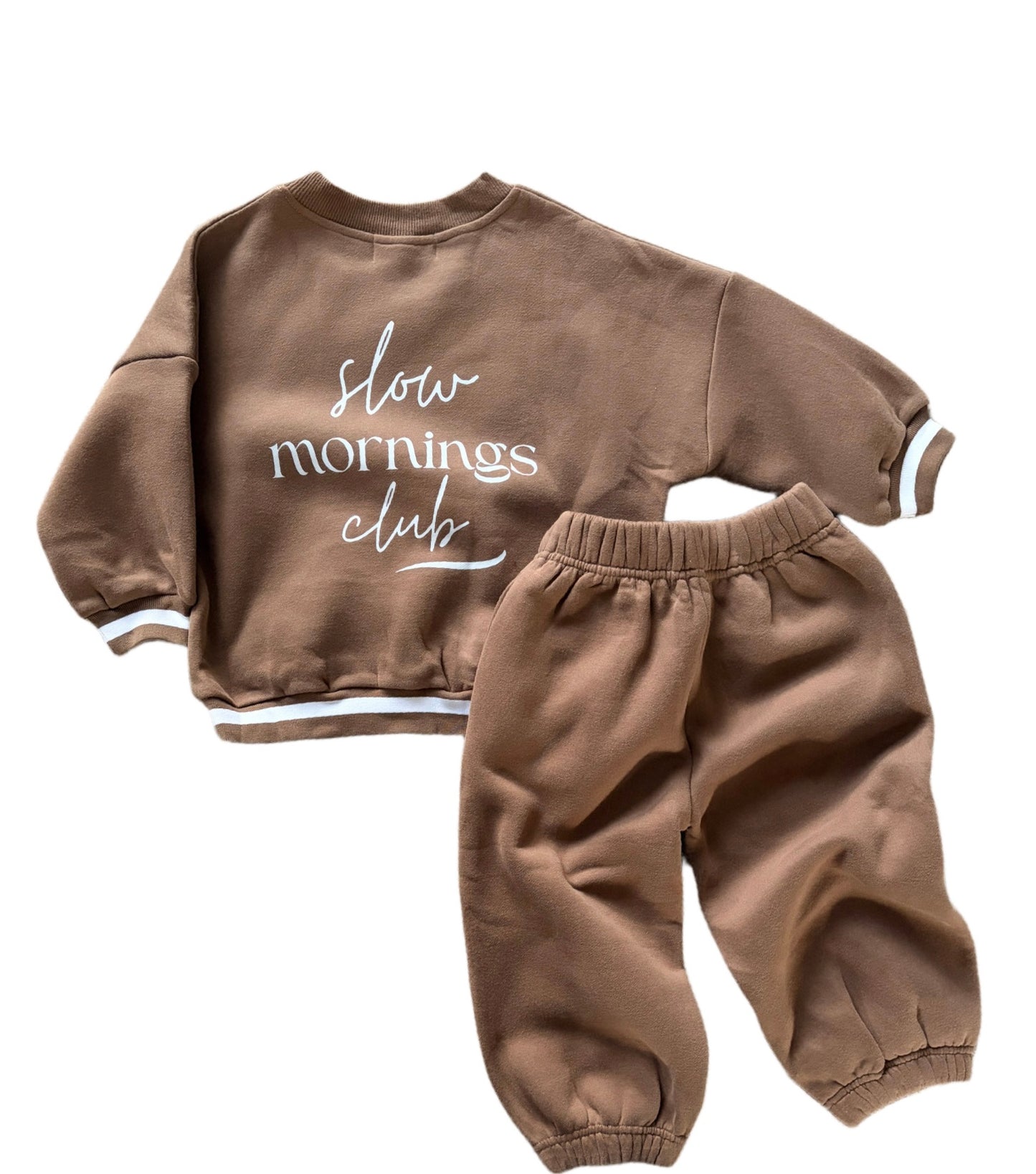 Fleece Tracksuit - Chocolate