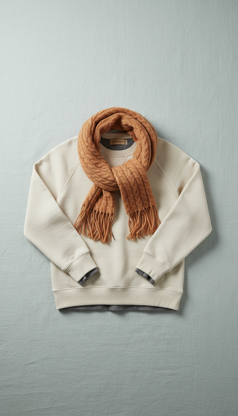 Classic Crewneck Sweatshirt in Neutral Heather