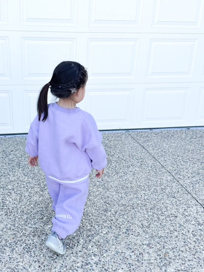 Fleece Tracksuit - Lilac