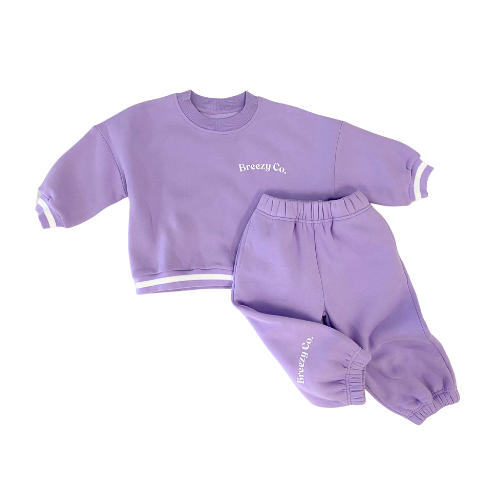 Fleece Tracksuit - Lilac