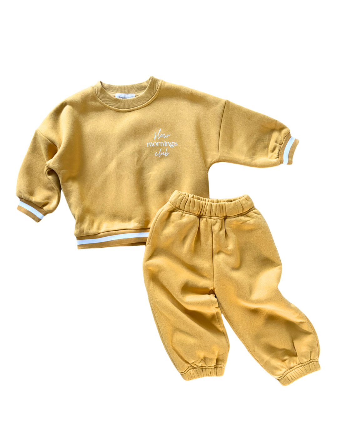 Fleece Tracksuit Set - Golden Sun