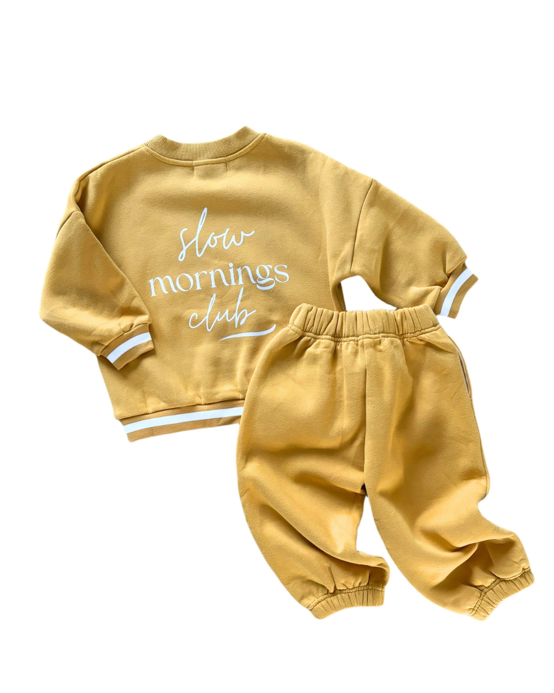 Fleece Tracksuit Set - Golden Sun