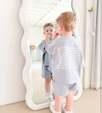 Breezy Co Beach Club Set - Pale Blue