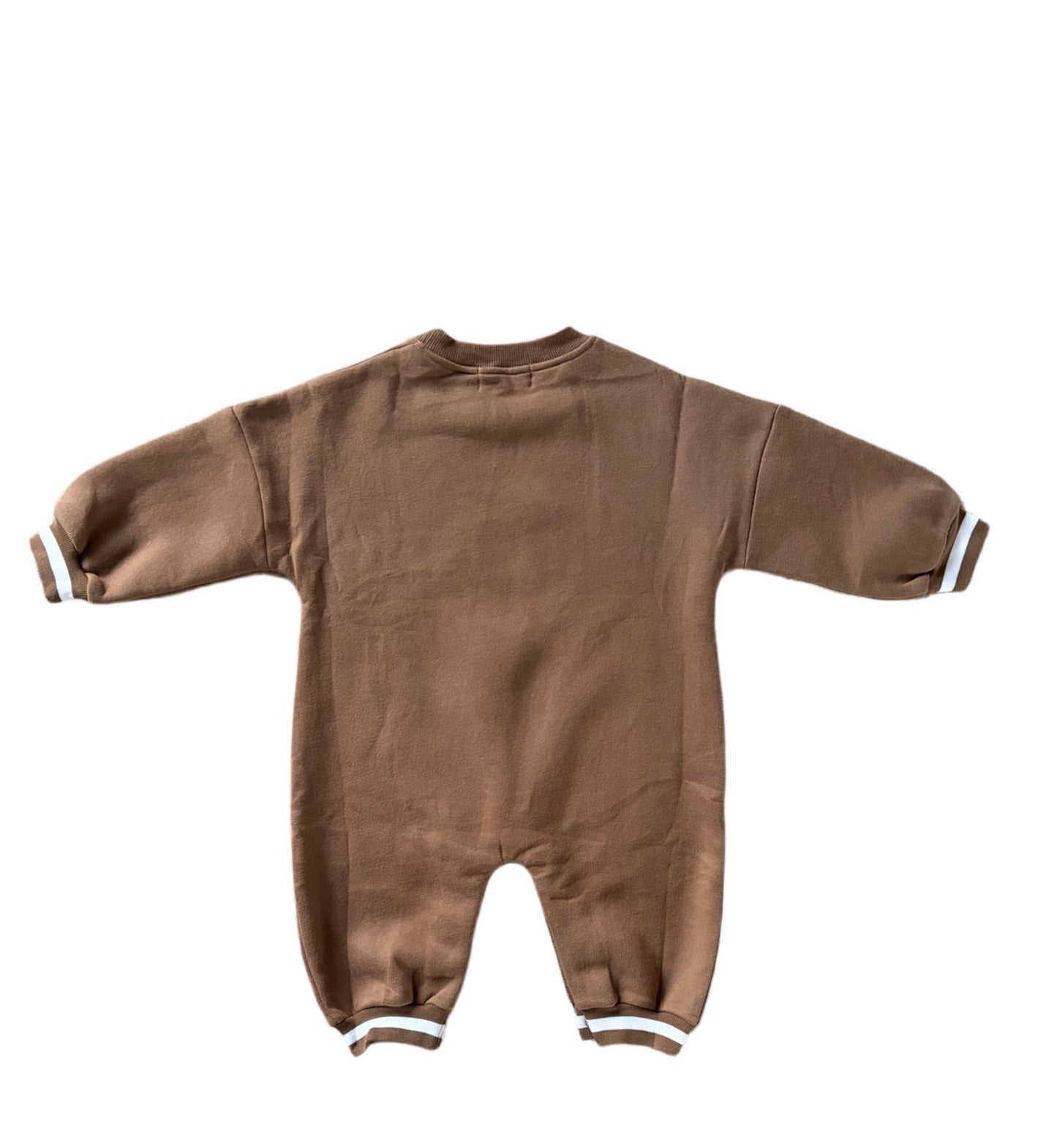 Fleece Romper - Chocolate