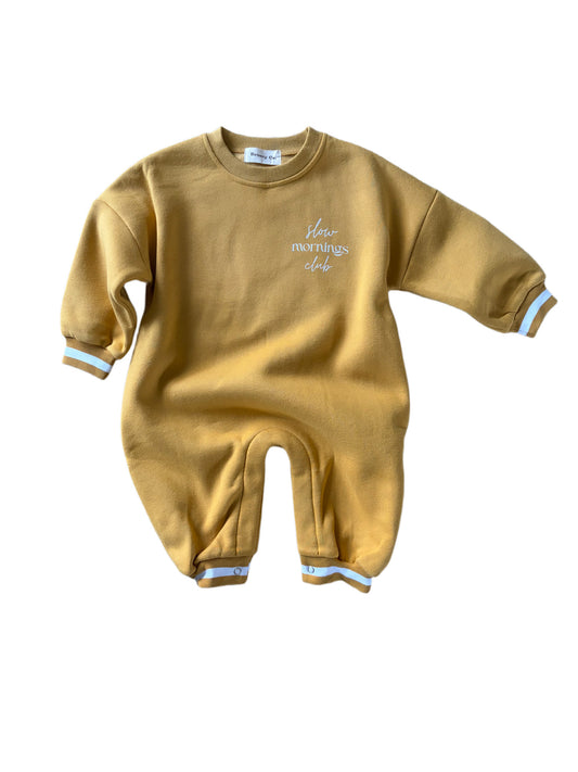 Fleece Romper - Golden Sun