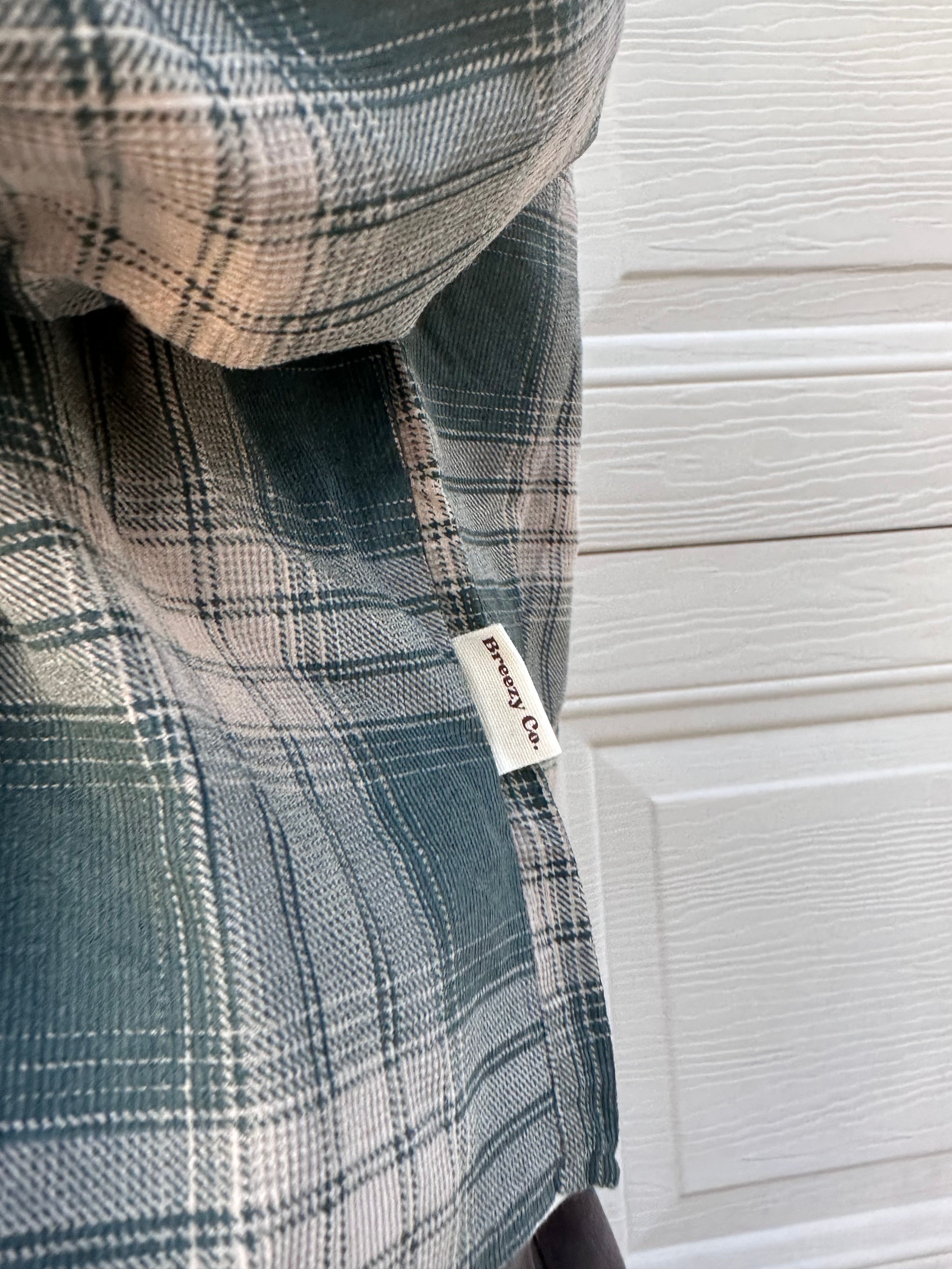 Cowboy Shirt - Beige Navy