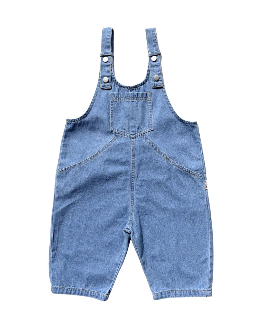 Vintage Denim Overalls - Blue