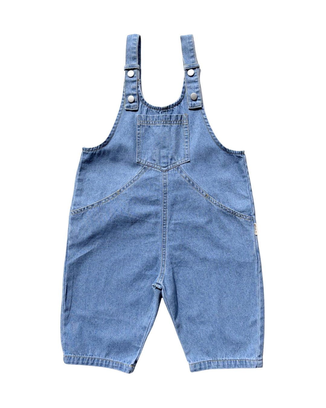 Vintage Denim Overalls - Blue