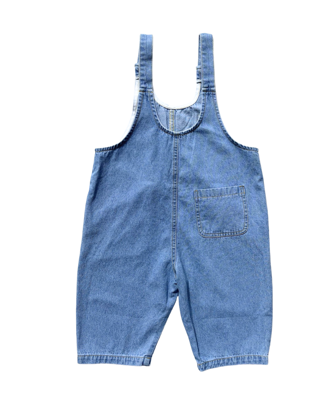 Vintage Denim Overalls - Blue