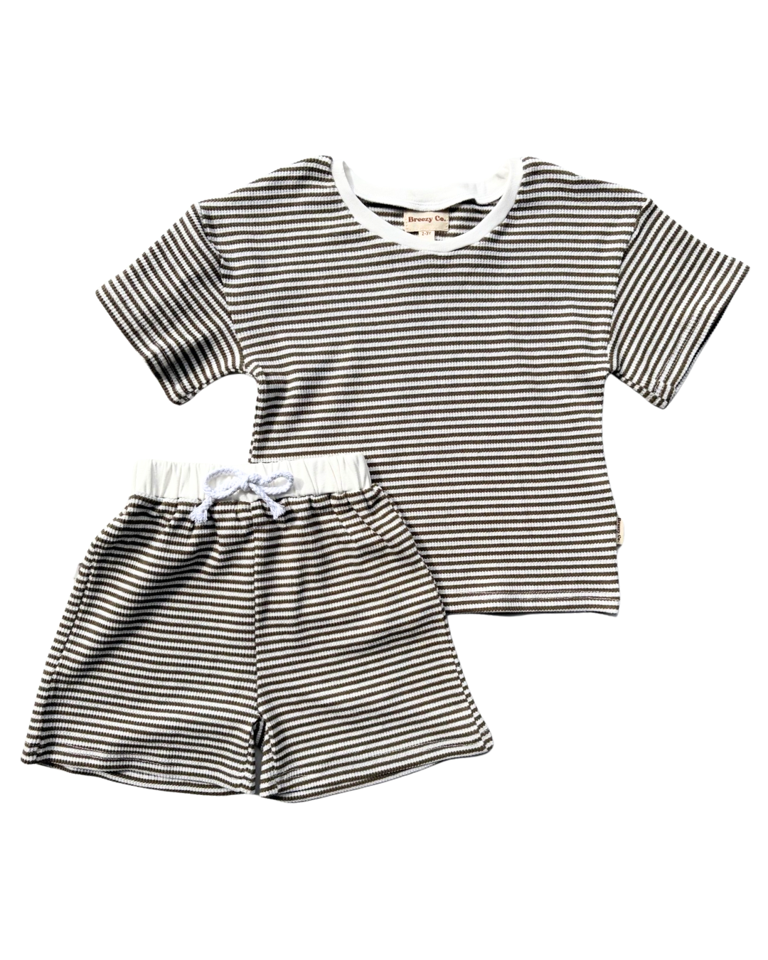 Waffle Set - Olive & White