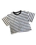 Box Retro Stripe Tee - Monochrome