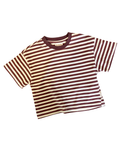 Striped Tee - Cinnamon Latte