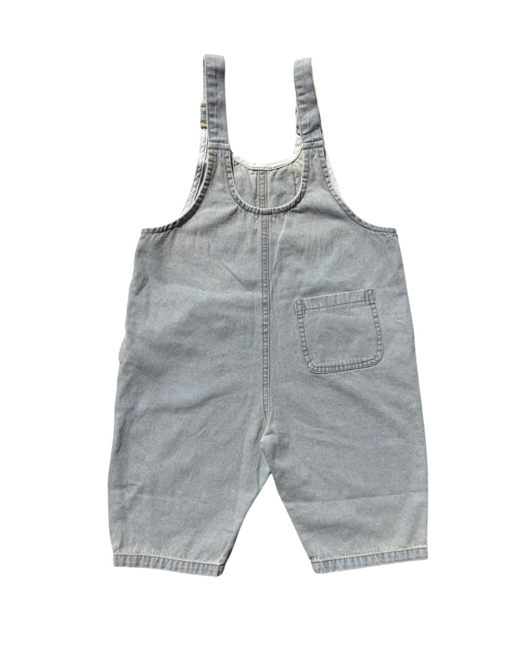 Vintage Denim Overalls - Light Blue Wash