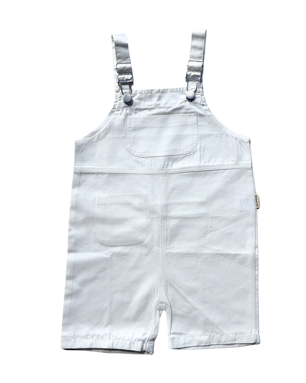 Shorts Overalls - White