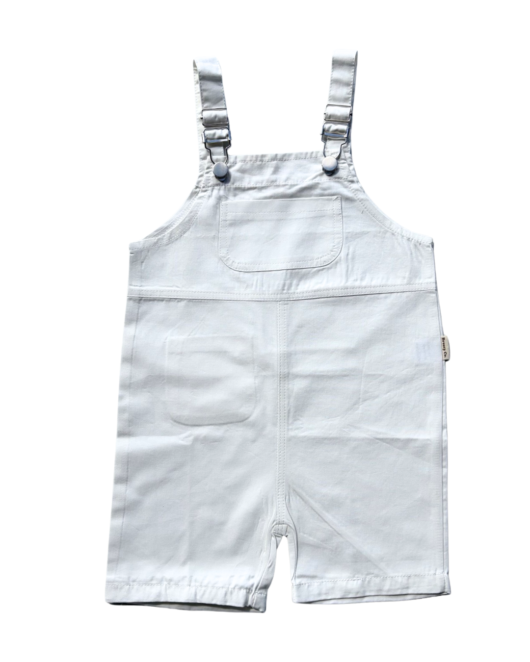 Shorts Overalls - White