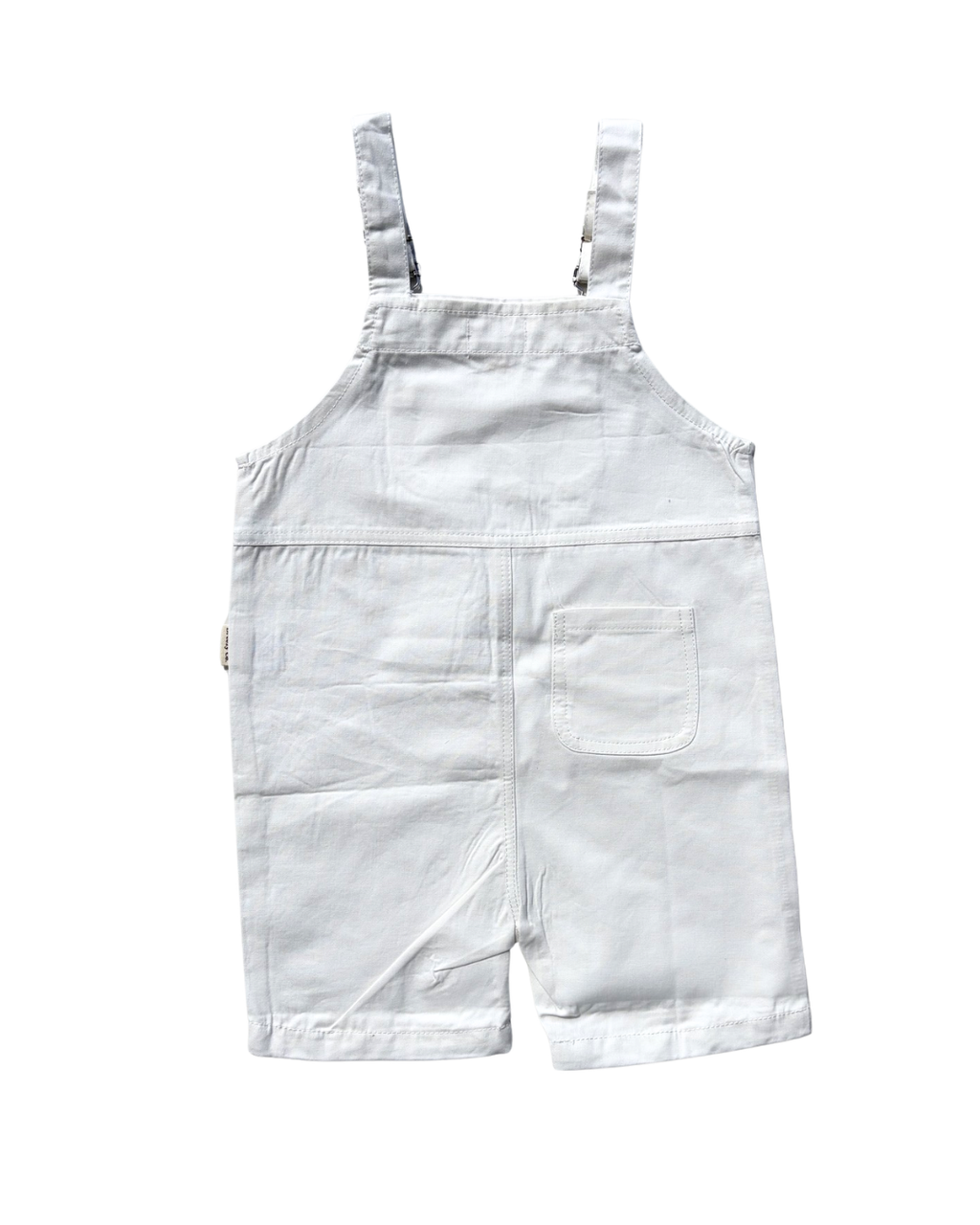 Shorts Overalls - White