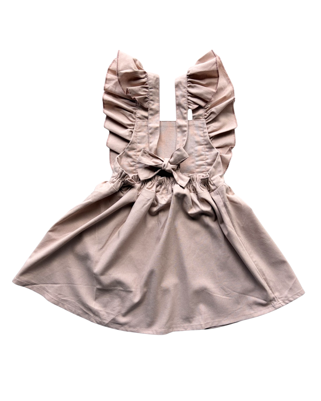 Ruffled Dress - Dusty Pink