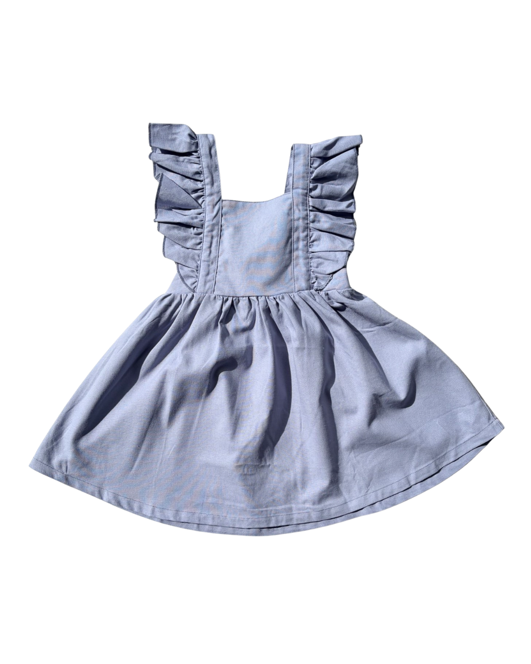 Ruffled Dress - Blue