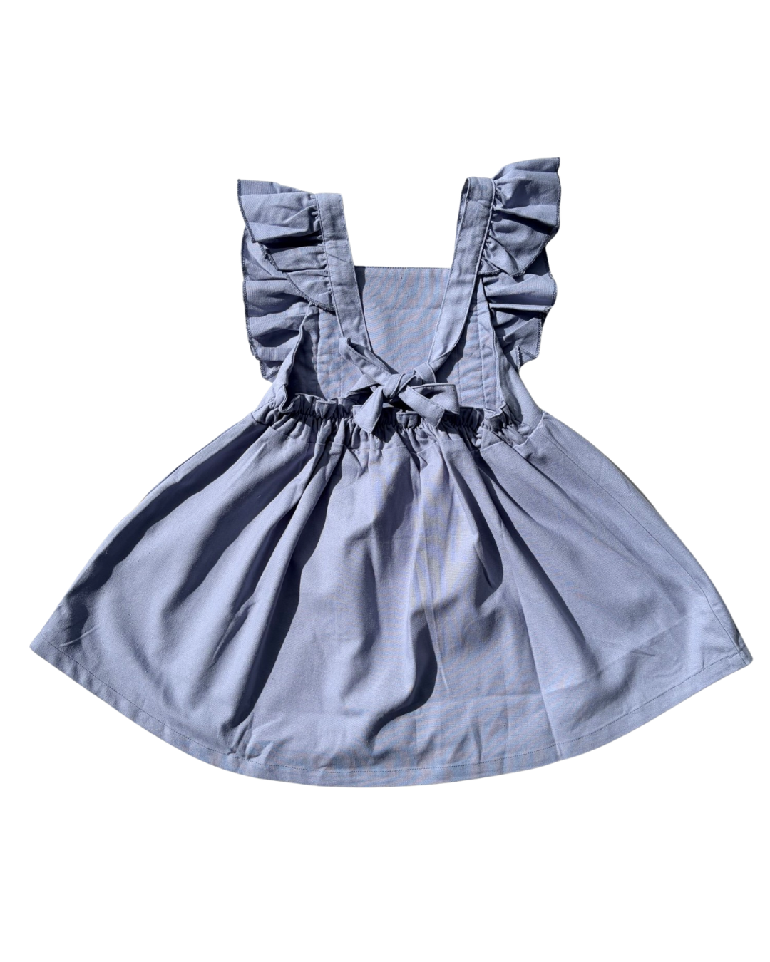 Ruffled Dress - Blue