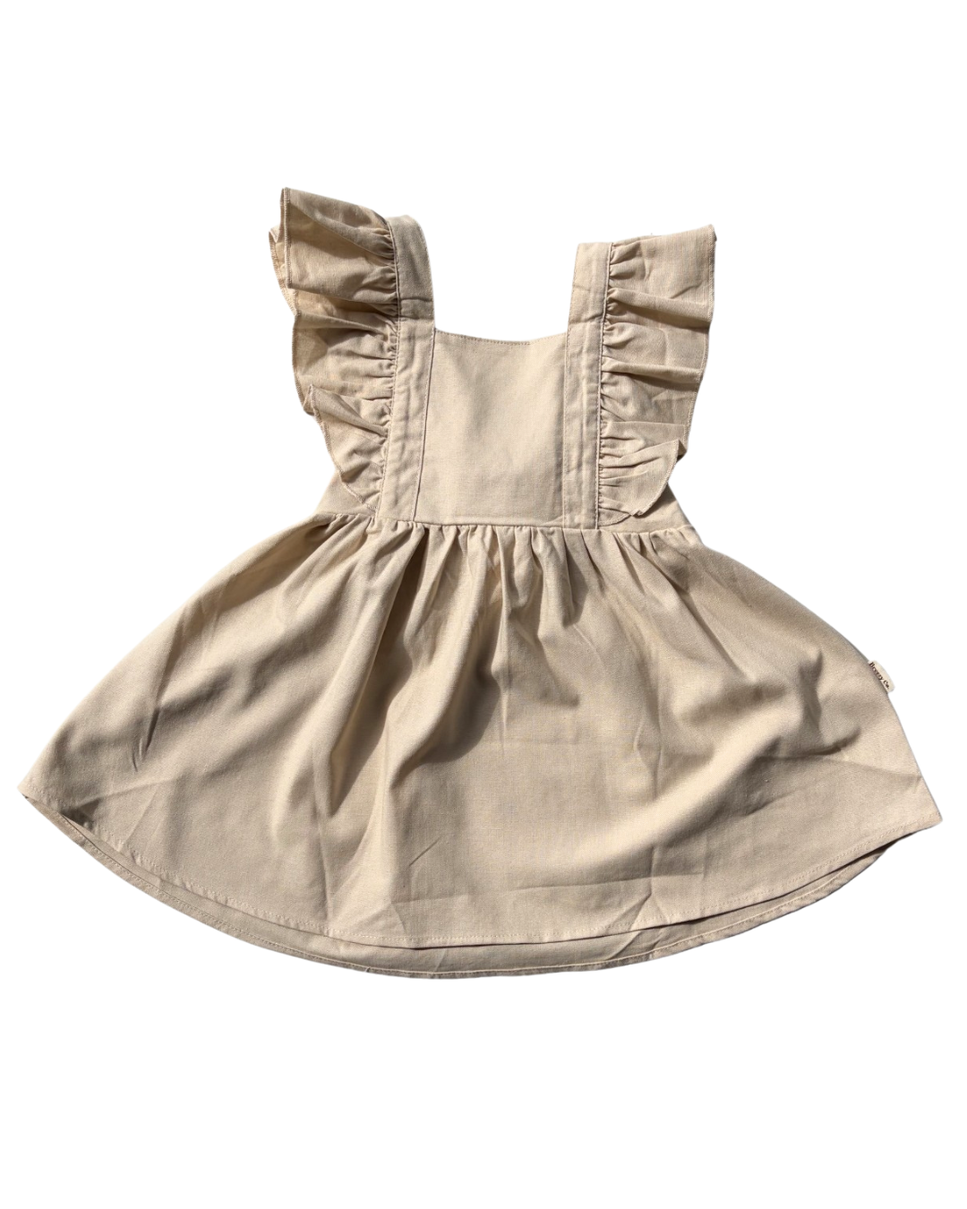 Ruffled Dress - Cream