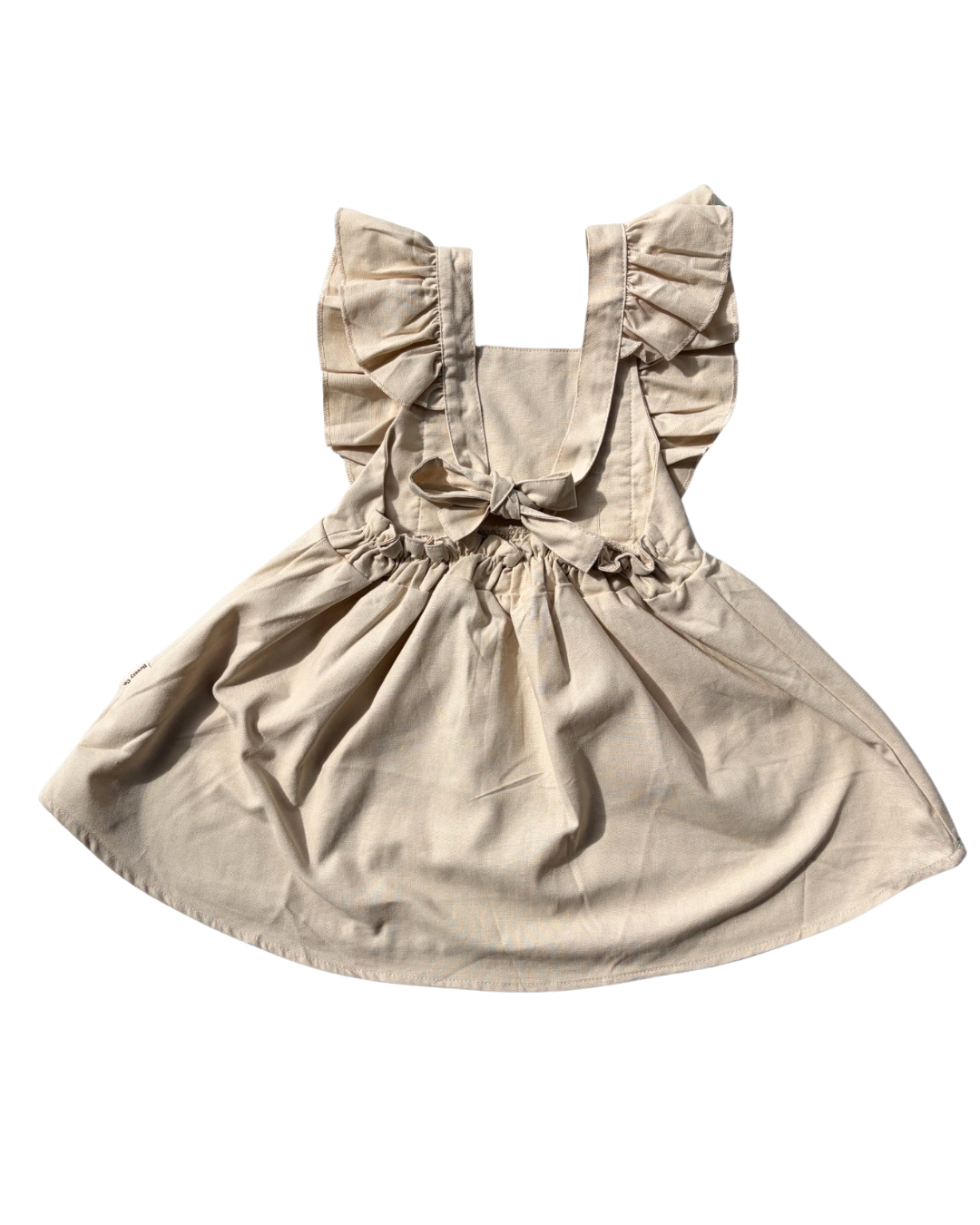 Ruffled Dress - Cream