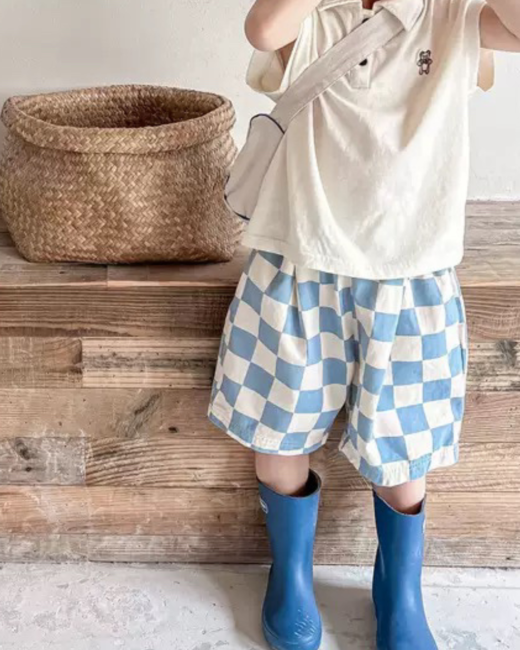 Checkers Shorts - Blue