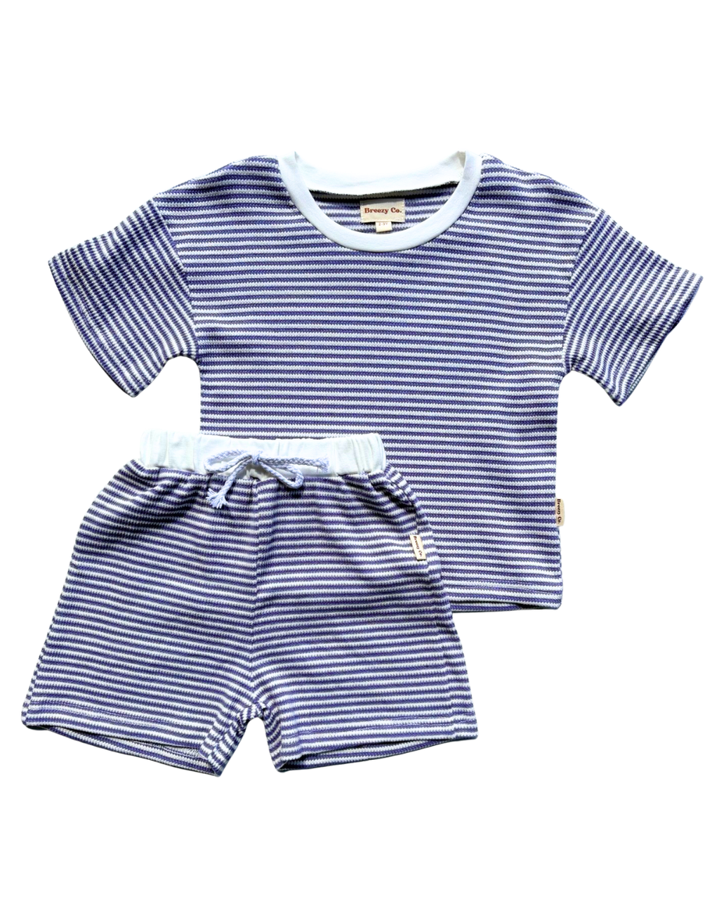 Waffle Set - Purple & White